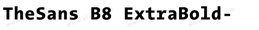 TheSans B8 ExtraBold字体转换